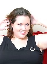 Horny bbw sophie playing on the couch
